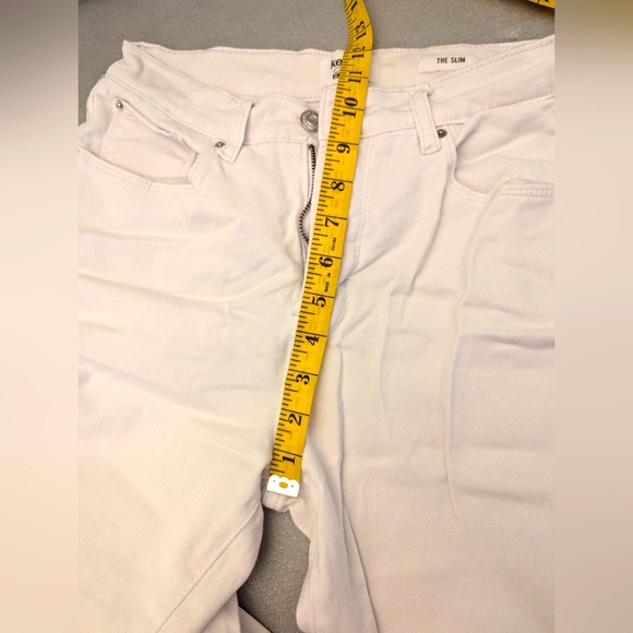Kensie White Stretch Women's Jeans Vintage Luxe size 8 / 29 High Rise - Picture 8 of 10